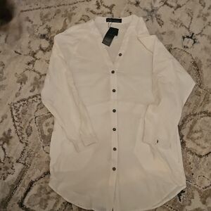 White Button-Up Shirt